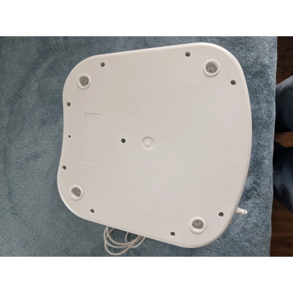 HoMedics ST-1 Sole Therapy Foot Bath Spa Heat Massage 3 Speed White Blue Works